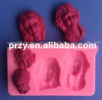 female head silicone fandont mold woman Silica gel moulds Chocolate molds candy mould woman silicone molds
female head silicone fandont mold woman Silica gel moulds Chocolate molds candy mould woman silicone molds