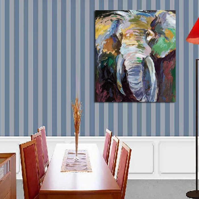 Abstract Art Hand Painted Elephant Canvas Oil Painting Wall Art Home Decoration Living Room Modern Paints Wall Picture
Abstract Art Hand Painted Elephant Canvas Oil Painting Wall Art Home Decoration Living Room Modern Paints Wall Picture