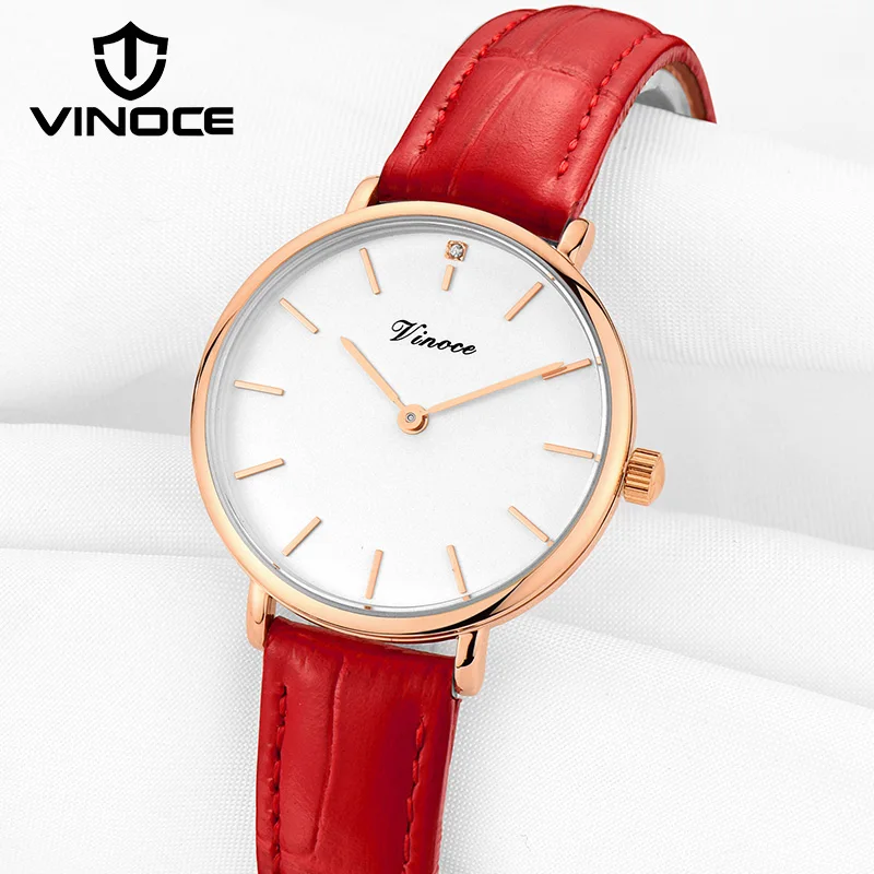 VINOCE Luxury Brand Quartz Watch Women Red Genuine Leather Strap Fashion Relogio Feminino 2019 reloj mujer Watch #9636
VINOCE Luxury Brand Quartz Watch Women Red Genuine Leather Strap Fashion Relogio Feminino 2019 reloj mujer Watch #9636