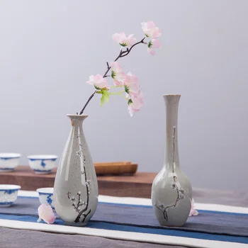 Jingdezhen Handmade Handpainted Plum Ceramic Small Vase Furnishing Articles Chinese Floret Bottle Creative Flower Arranging
Jingdezhen Handmade Handpainted Plum Ceramic Small Vase Furnishing Articles Chinese Floret Bottle Creative Flower Arranging