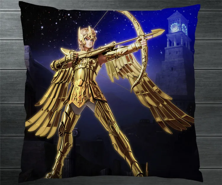 Saint Seiya Gold Zodiac Sagittarius Aiolos Fanart 40*40cm Two Side Pillowcase Pillow Case Cover Cosplay Gift BED/SOFA/CAR Decor
Saint Seiya Gold Zodiac Sagittarius Aiolos Fanart 40*40cm Two Side Pillowcase Pillow Case Cover Cosplay Gift BED/SOFA/CAR Decor
