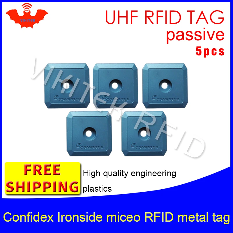 UHF RFID metal tag confidex ironside mirco 915m 868m Impinj Monza4QT EPC 5pcs free shipping durable ABS smart passive RFID tags
UHF RFID metal tag confidex ironside mirco 915m 868m Impinj Monza4QT EPC 5pcs free shipping durable ABS smart passive RFID tags