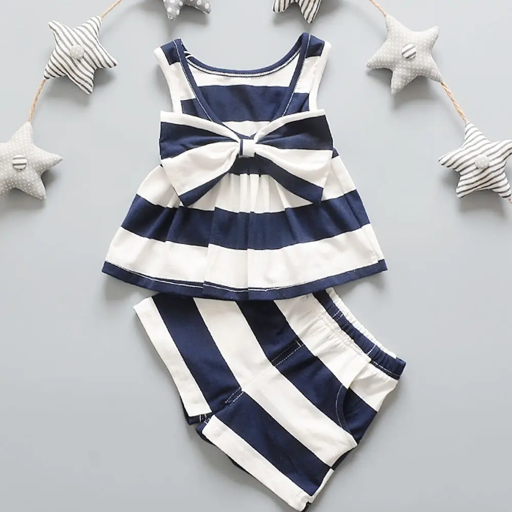 2pcs sets Outfits Toddler Baby Girls Clothes Tank Dress Sleeveless Dress Tops + Shorts 0-5years children clothing
2pcs sets Outfits Toddler Baby Girls Clothes Tank Dress Sleeveless Dress Tops + Shorts 0-5years children clothing