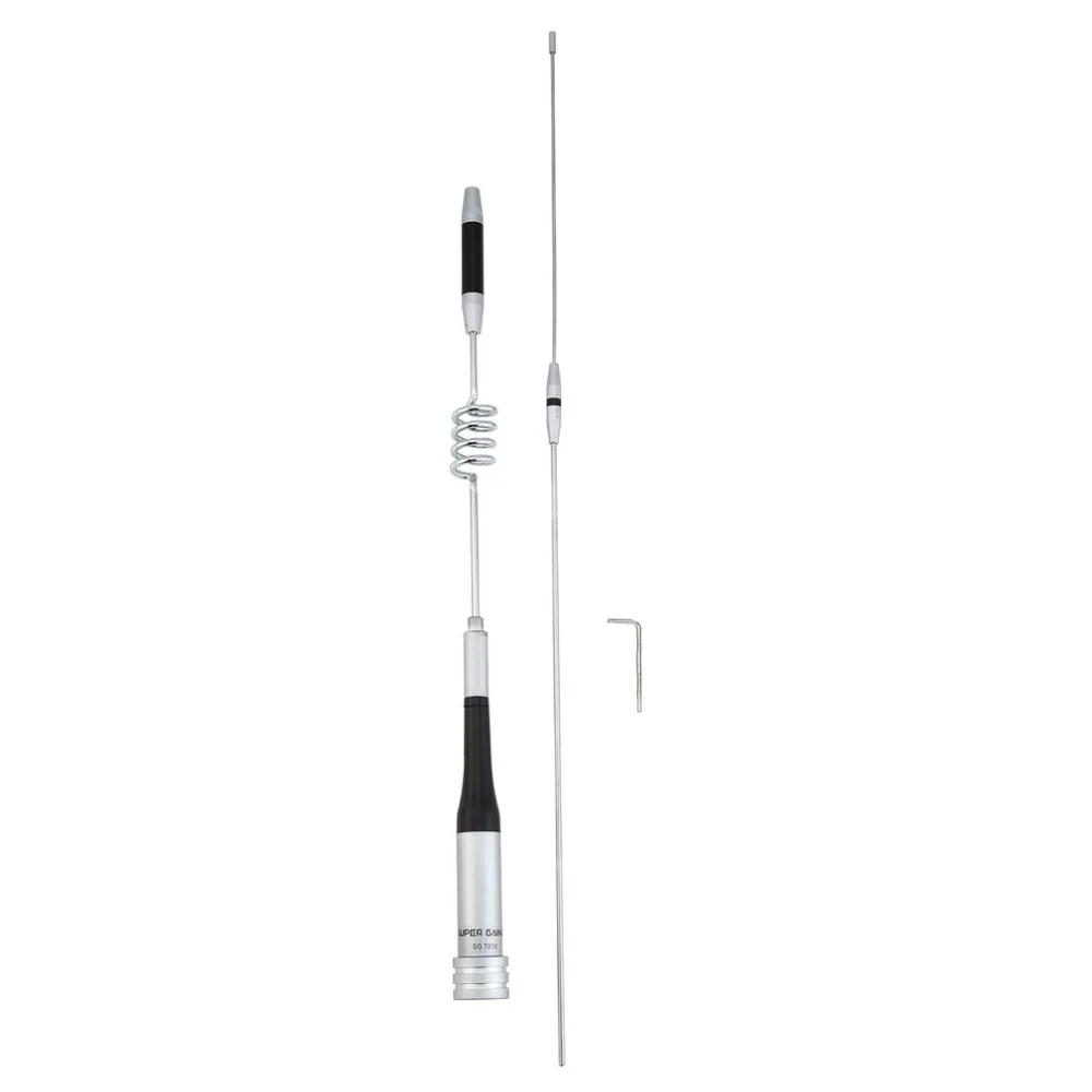 ABBREE SG-7500 Dual Band UHF/VHF 144/430MHz 100W 3.5/6.0dBi Amateur Car Radio Mobile/Station Antenna SL16/UHF-J/M Type
ABBREE SG-7500 Dual Band UHF/VHF 144/430MHz 100W 3.5/6.0dBi Amateur Car Radio Mobile/Station Antenna SL16/UHF-J/M Type