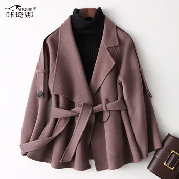 Spring Jacket Women Clothes 2020 Streetwear Wool Coat Female Double Side Woolen Coats and Jackets Women Abrigo Mujer KQN37149-1
Spring Jacket Women Clothes 2020 Streetwear Wool Coat Female Double Side Woolen Coats and Jackets Women Abrigo Mujer KQN37149-1