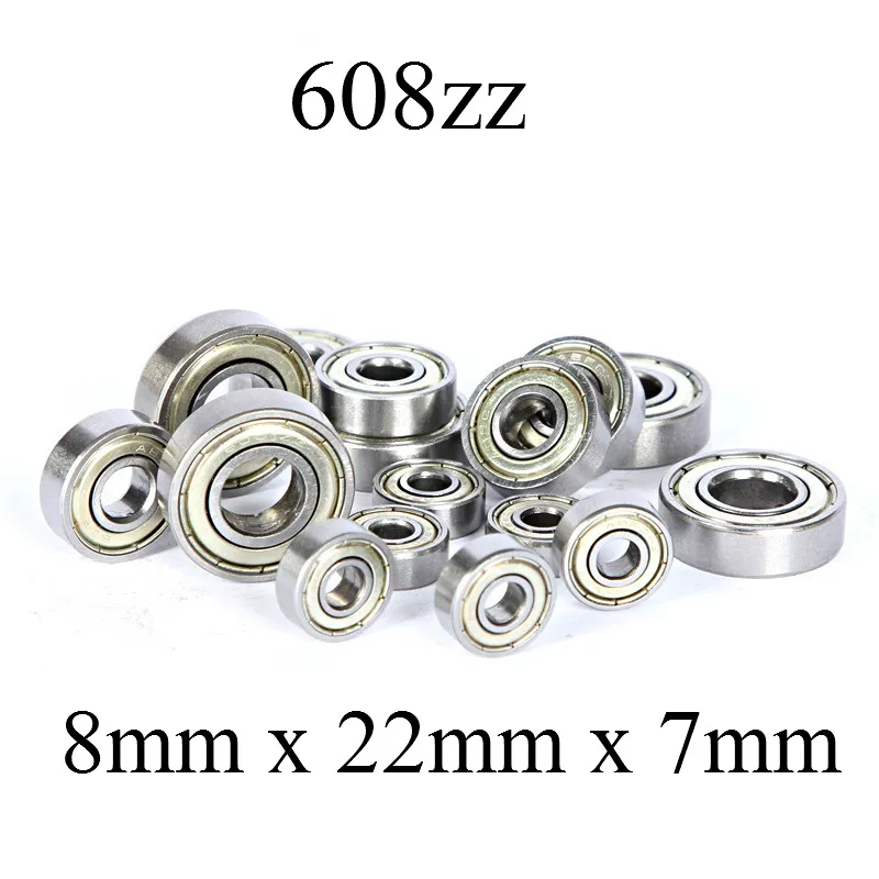 3pcs Double Shielded Miniature High-carbon Steel Single Row 608ZZ Deep Groove Ball Bearing 8*22*7 8x22x7mm 608 ZZ
3pcs Double Shielded Miniature High-carbon Steel Single Row 608ZZ Deep Groove Ball Bearing 8*22*7 8x22x7mm 608 ZZ