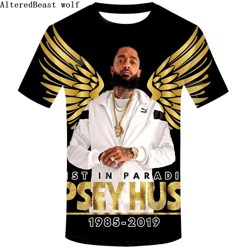 Summer Nipsey Hussle HIP HOP T-shirt Male 2019 Music Winchester T-shirt High Quality 3d Casual T Shirt Fashion Tees top Men
Summer Nipsey Hussle HIP HOP T-shirt Male 2019 Music Winchester T-shirt High Quality 3d Casual T Shirt Fashion Tees top Men