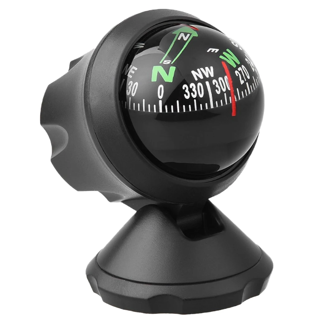 Compass Marine Navigation Ball Boat Car Truck Vehicle Dashboard Adjustable