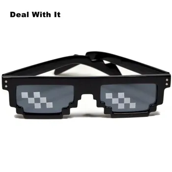 Deal With It Sunglasses Thug Life MLG 8-Bit Novelty Gag Gift Meme Glasses 
Deal With It Sunglasses Thug Life MLG 8-Bit Novelty Gag Gift Meme Glasses