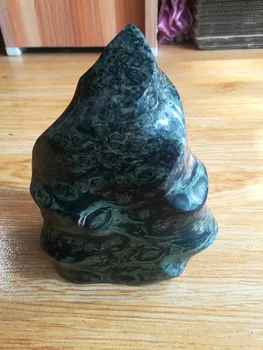 1.4kg new to natural peacock eye torch carved satin crystal healing tower horn decoration
1.4kg new to natural peacock eye torch carved satin crystal healing tower horn decoration