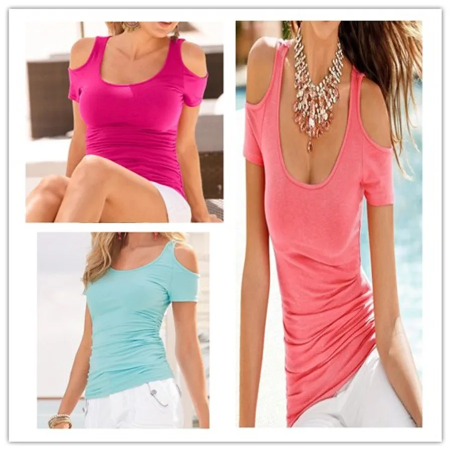 Fashion Summer T-Shirts Sexy Women Tops Tee Shirt Femme Off The Shoulder T Shirt Women Tee Tops Plus Size 3 Colors
Fashion Summer T-Shirts Sexy Women Tops Tee Shirt Femme Off The Shoulder T Shirt Women Tee Tops Plus Size 3 Colors