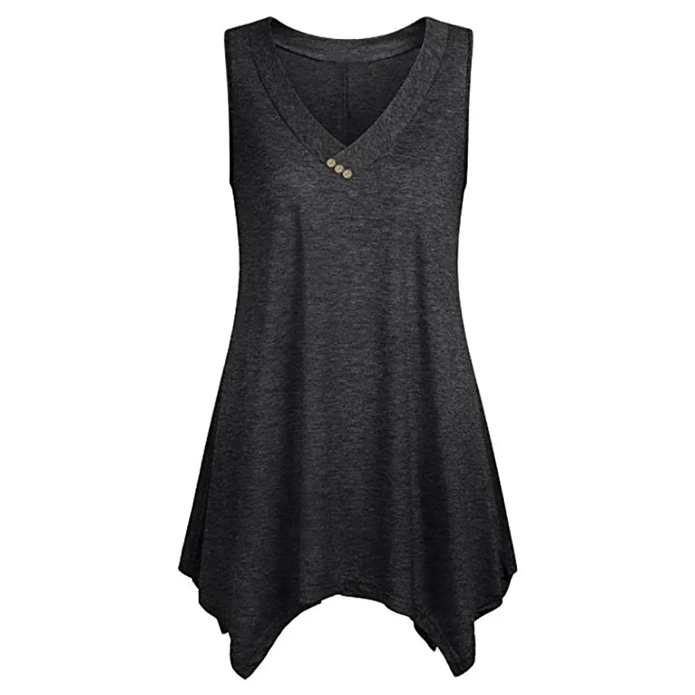 Simple vitality Tops Women Plus Size V-Neck Sleeveless Flowy Tunic Tops Pullover Shirt Blouse Feminine Clothing Lady Shirts &A
Simple vitality Tops Women Plus Size V-Neck Sleeveless Flowy Tunic Tops Pullover Shirt Blouse Feminine Clothing Lady Shirts &A
