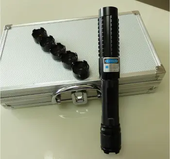 High power Military Blue Laser Pointer 450nm 500W 500000M Flashlight Burning Match Dry Wood/Burn Cigarettes+Glasses+Gift Box 
High power Military Blue Laser Pointer 450nm 500W 500000M Flashlight Burning Match Dry Wood/Burn Cigarettes+Glasses+Gift Box
