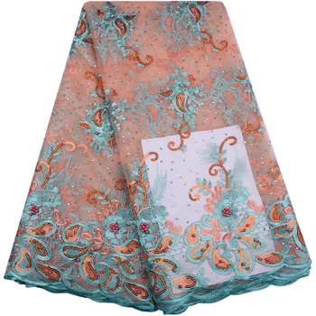Peach African Laces Fabric Embroidered Nigerian Guipure French Lace Fabric High quality 2018 African French Net Lace Fabric A986
Peach African Laces Fabric Embroidered Nigerian Guipure French Lace Fabric High quality 2018 African French Net Lace Fabric A986