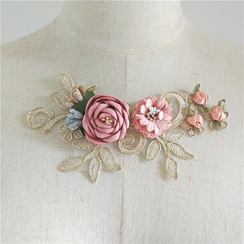 3D Flower Embroiderey Lace Applique Lace Trim Dress Fabrics Material Patches Diy Sewing Clothing Accessories
3D Flower Embroiderey Lace Applique Lace Trim Dress Fabrics Material Patches Diy Sewing Clothing Accessories