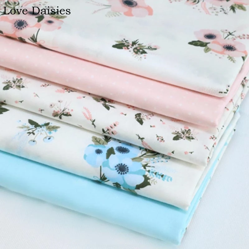 100%cotton PINK BLUE Wheat flower twill fabric DIY for crib bedding cushion apparel handwork patchwork quilting home decor dress
100%cotton PINK BLUE Wheat flower twill fabric DIY for crib bedding cushion apparel handwork patchwork quilting home decor dress