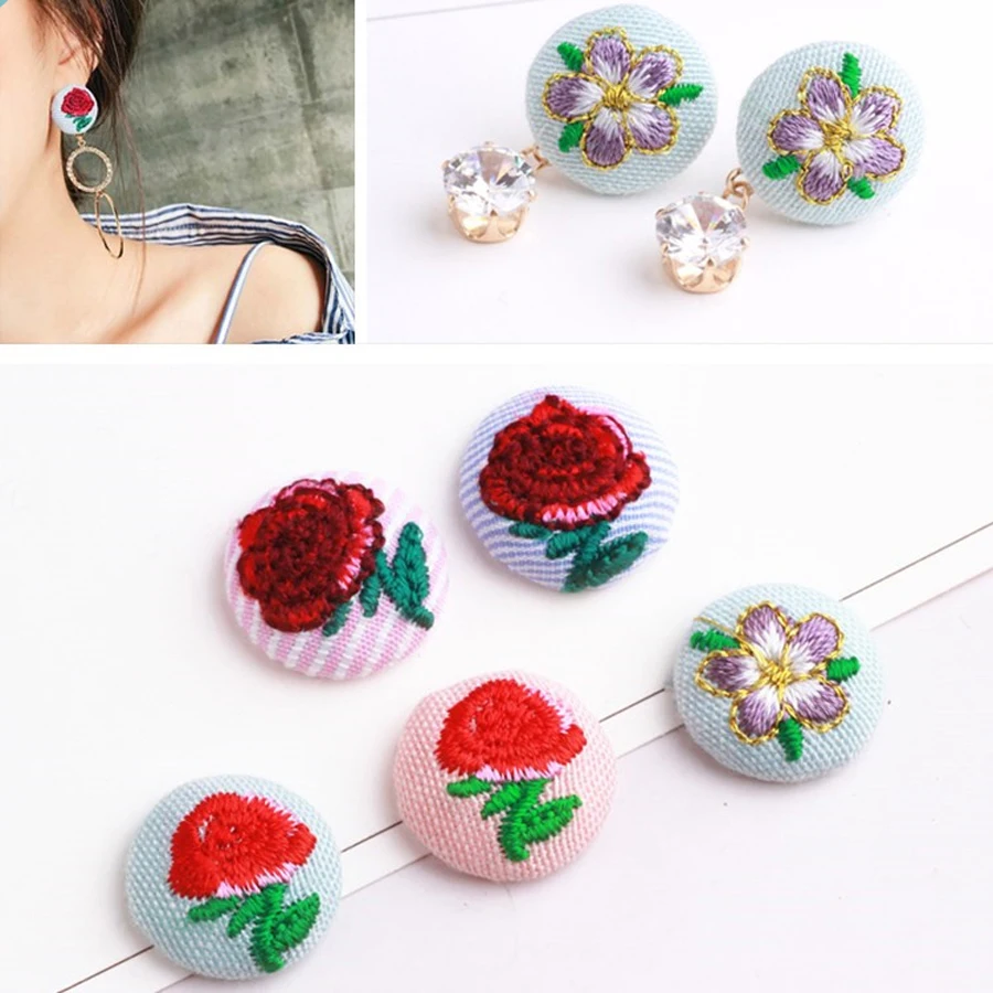 Ritoule Ritoule DIY studs, brooches, embroidery patches, hot embroidery wind, exquisite rose stripe earrings, pendants materials
Ritoule Ritoule DIY studs, brooches, embroidery patches, hot embroidery wind, exquisite rose stripe earrings, pendants materials