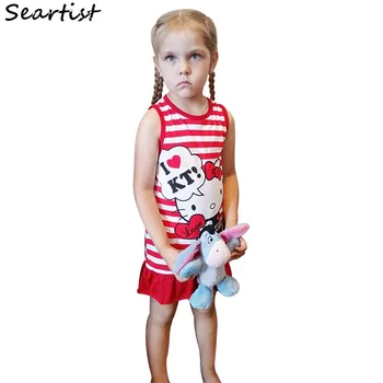 Seartist Girls Dress Baby Girl Clothes Summer Sleeveless Dresses Baby Girl Clothes Striped Red 2020 New 25G
Seartist Girls Dress Baby Girl Clothes Summer Sleeveless Dresses Baby Girl Clothes Striped Red 2020 New 25G
