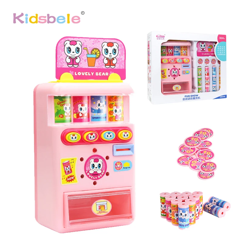 Kids Pretend Play Toys Simulation Vending Machine Shopping With Coin Bottle Plastic Toys Learning Educational Toys For Baby
Kids Pretend Play Toys Simulation Vending Machine Shopping With Coin Bottle Plastic Toys Learning Educational Toys For Baby