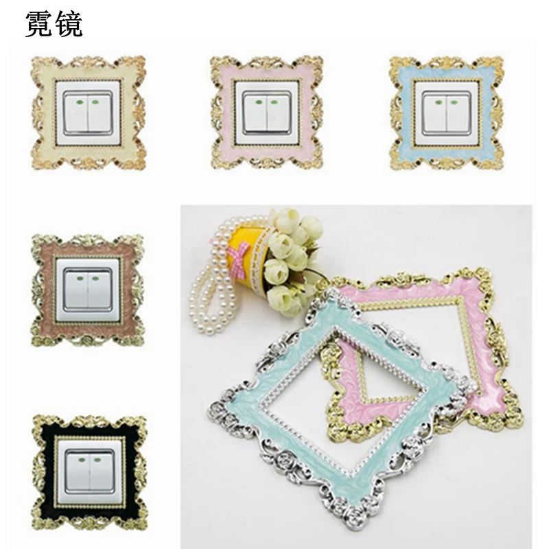 1pcs Resin Single Light Switch Surround Socket European Acrylic Plastic Switch Socket Decoration Sticker 8.7x8.7cm DAJ9268
1pcs Resin Single Light Switch Surround Socket European Acrylic Plastic Switch Socket Decoration Sticker 8.7x8.7cm DAJ9268