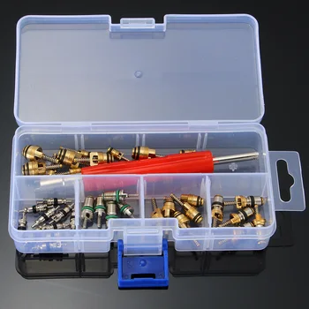 35pcs Car R12 R134a A/C Automotive Air Conditioning Valve Core Assortment Remover Tool
35pcs Car R12 R134a A/C Automotive Air Conditioning Valve Core Assortment Remover Tool