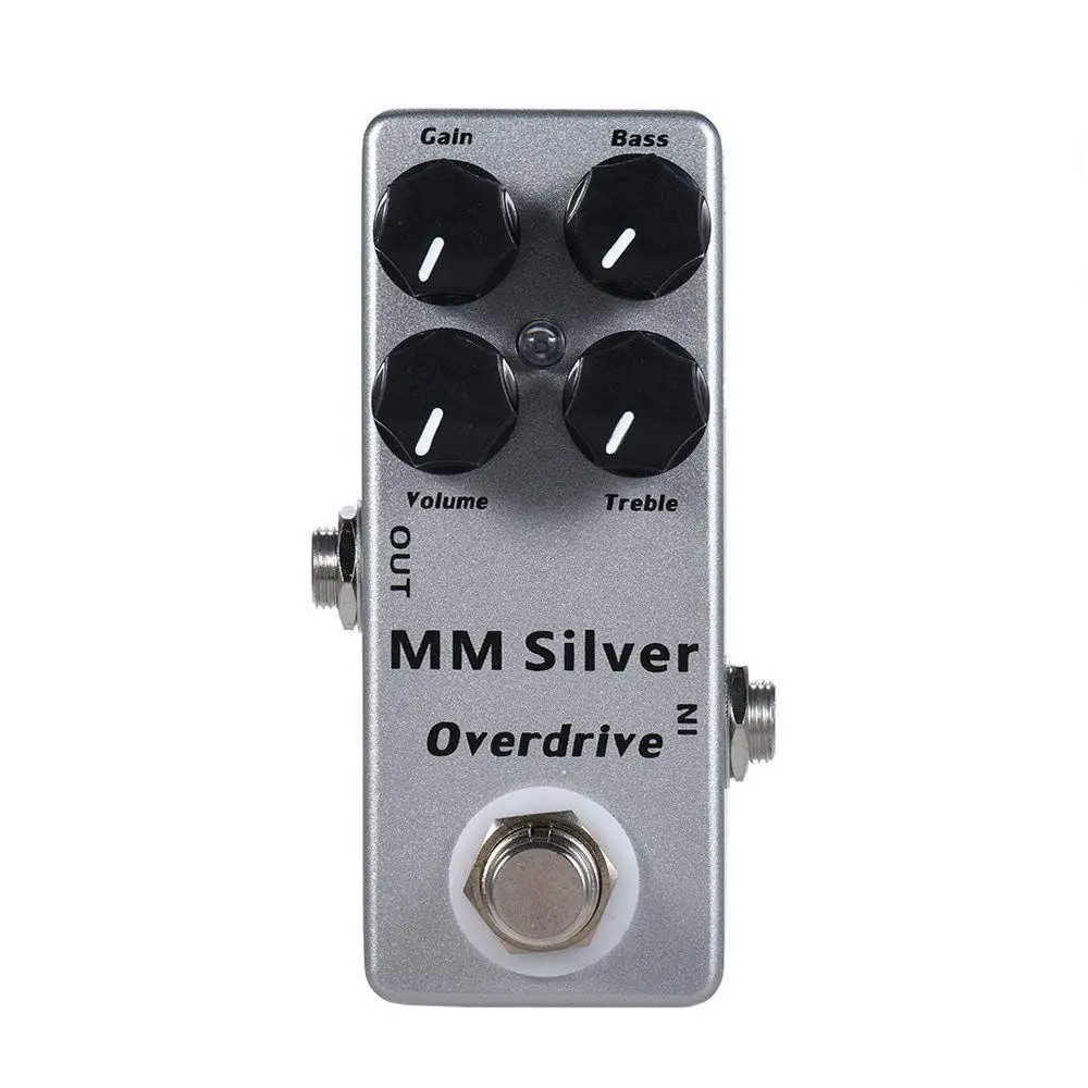 New MOSKY MM Silver Electric Guitar Overdrive Effect Pedal Full Metal Shell True Bypass
New MOSKY MM Silver Electric Guitar Overdrive Effect Pedal Full Metal Shell True Bypass