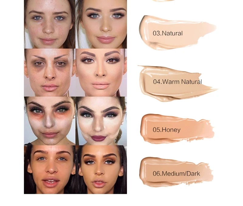 8 Colors Liquid Concealer Makeup Eye Dark Circles Cream Face Corrector Waterproof | Online Brands 8 Colors Liquid Concealer Makeup Eye Dark Circles Cream Face Corrector Waterproof | Online Brands