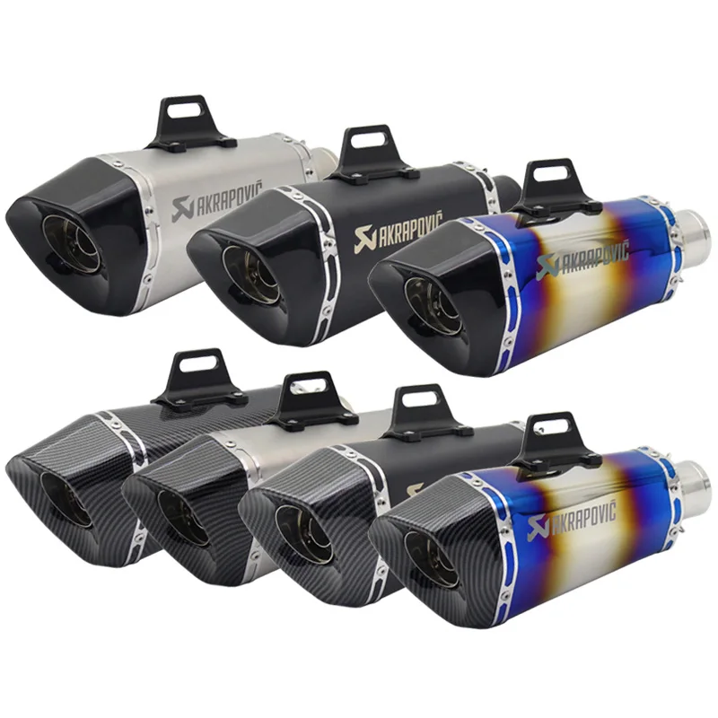 Length 340mm Inlet 51mm Motorcycle Exhaust Muffler Pipe Akrapovic Exhaust DB Killer Universal Motorbike Pitbike Escape Moto
Length 340mm Inlet 51mm Motorcycle Exhaust Muffler Pipe Akrapovic Exhaust DB Killer Universal Motorbike Pitbike Escape Moto