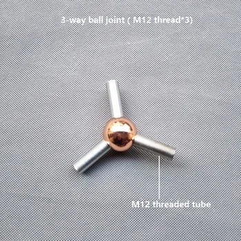 4pieces/lot rose gold 3way M12 ball joint tee connector new coupling structure of trisection cross-coupling tube connection
4pieces/lot rose gold 3way M12 ball joint tee connector new coupling structure of trisection cross-coupling tube connection