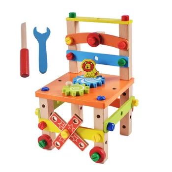 DIY Children Nut Combination Assembly Tool Chair Toy Wooden Disassembly Screwing Blocks Toys Kids Education Toy Kits Best Gift
DIY Children Nut Combination Assembly Tool Chair Toy Wooden Disassembly Screwing Blocks Toys Kids Education Toy Kits Best Gift