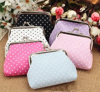 BEAU Coin purse women Lovely flower printing polka dots canvas coin wallet fabric metal button Coin Purses
BEAU Coin purse women Lovely flower printing polka dots canvas coin wallet fabric metal button Coin Purses