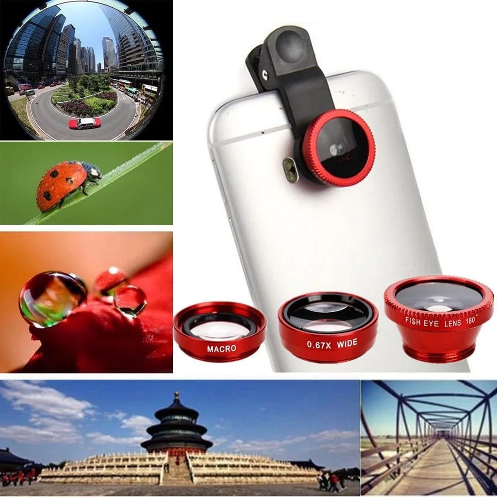 Fisheye Lens 3 In 1 Mobile Phone Lenses Fish Eye Wide Angle Macro Camera Lens For Iphone 7 6s Plus For Xiaomi For Huawei Samsung
Fisheye Lens 3 In 1 Mobile Phone Lenses Fish Eye Wide Angle Macro Camera Lens For Iphone 7 6s Plus For Xiaomi For Huawei Samsung