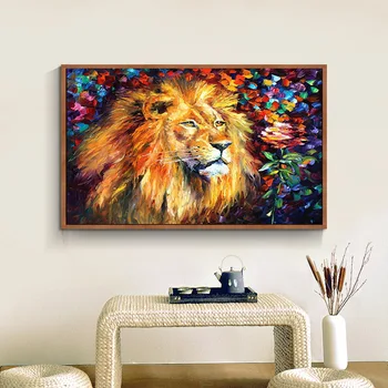 CAMMITEVER 5D DIY Diamond Painting Lion Crystal Diamond Painting Cross Stitch Lion Needlework Home Decor 
CAMMITEVER 5D DIY Diamond Painting Lion Crystal Diamond Painting Cross Stitch Lion Needlework Home Decor