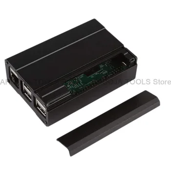 Black Aluminum Alloy Metal Protective Case Enclosure Box Cover Shell For Raspberry Pi 3 B / RPi 2 B / RPi B+ Removable Cover
Black Aluminum Alloy Metal Protective Case Enclosure Box Cover Shell For Raspberry Pi 3 B / RPi 2 B / RPi B+ Removable Cover