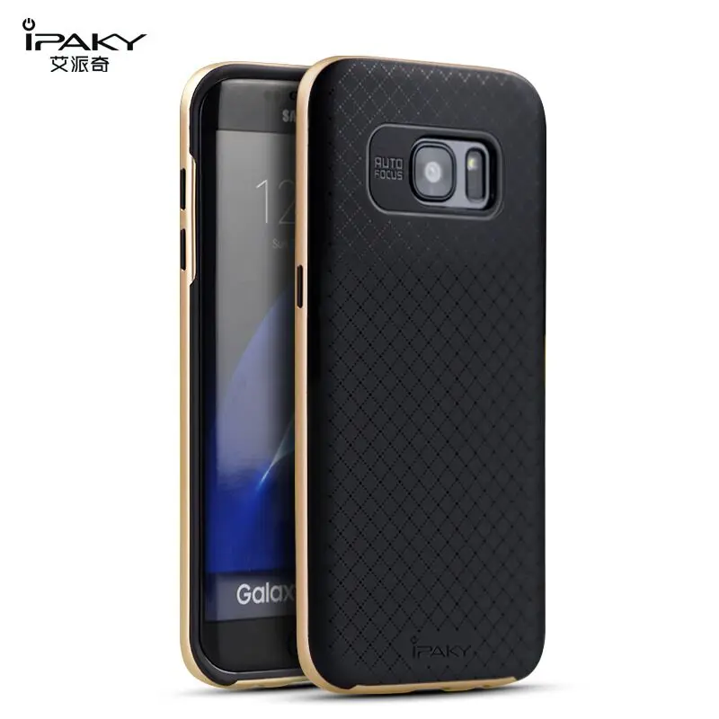 iPAKY Phone case for Samsung s7edge Hybrid Armor PC Frame +TPU Phone Cover for Samsung Galaxy s7 Edge Cases Protective Cover S 7
iPAKY Phone case for Samsung s7edge Hybrid Armor PC Frame +TPU Phone Cover for Samsung Galaxy s7 Edge Cases Protective Cover S 7