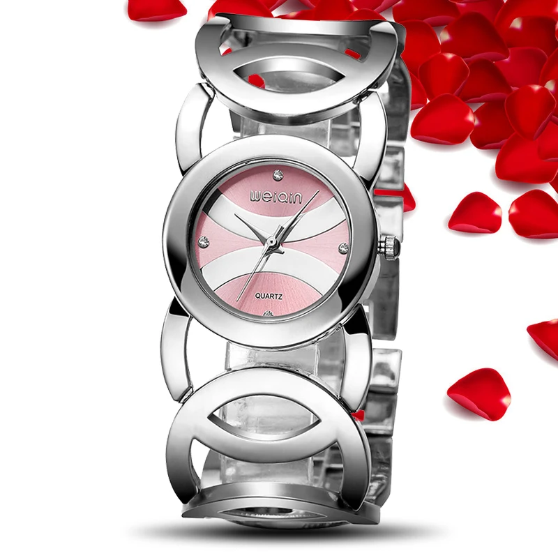 WEIQIN 2019 Popular Colors Magic Pink Women Watches Luxury High Quality Montre Femme Stainless Steel Dress Woman Wrist Watches
WEIQIN 2019 Popular Colors Magic Pink Women Watches Luxury High Quality Montre Femme Stainless Steel Dress Woman Wrist Watches