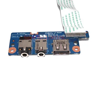 GENUINE LS-8694P FIT FOR Lenovo FOR IdeaPad Y500 Y510P Series USB Audio Headphone Jack Board
GENUINE LS-8694P FIT FOR Lenovo FOR IdeaPad Y500 Y510P Series USB Audio Headphone Jack Board