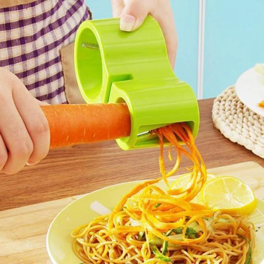 2019 New Arrival Spiral Cutter Double Grater Shredded With Slicer Sharpener for Carrots Cucumber Vegetable Kitchen Tools Green
2019 New Arrival Spiral Cutter Double Grater Shredded With Slicer Sharpener for Carrots Cucumber Vegetable Kitchen Tools Green
