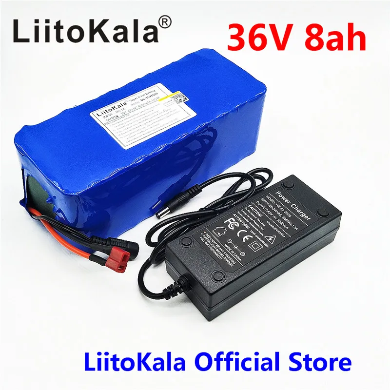 LiitoKala 36V 8ah 500W 18650 lithium battery 36V 8AH Electric bike battery with PVC case for electric bicycle 42V 2A charger
LiitoKala 36V 8ah 500W 18650 lithium battery 36V 8AH Electric bike battery with PVC case for electric bicycle 42V 2A charger