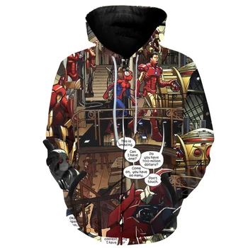 YFFUSHI Comic Hoodies Men 3d Print Spiderman Hoodies Super Hero Zipper Hooded Hoodies 3d Unisex Coat Cool Tops Streetwear
YFFUSHI Comic Hoodies Men 3d Print Spiderman Hoodies Super Hero Zipper Hooded Hoodies 3d Unisex Coat Cool Tops Streetwear