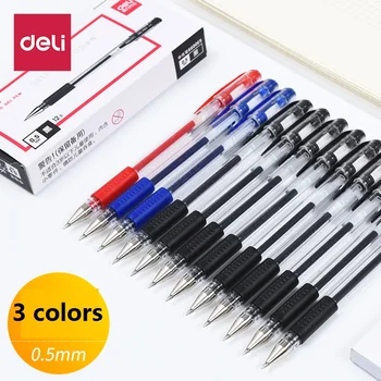 Regular 0.5mm Gel Pen Signature Water Pen School Office Black Red Blue Gel-Ink Pen Student Stationery Homework Test Deli 6600
Regular 0.5mm Gel Pen Signature Water Pen School Office Black Red Blue Gel-Ink Pen Student Stationery Homework Test Deli 6600