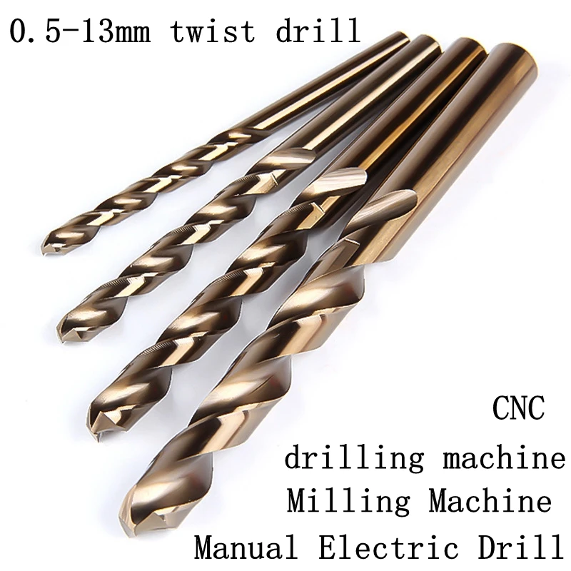 Industrial twist drill manual electric drill bit full grinding stainless steel drill 0.5-13mm cutting tool
Industrial twist drill manual electric drill bit full grinding stainless steel drill 0.5-13mm cutting tool