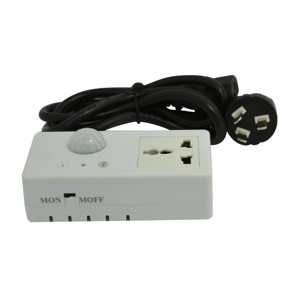 Hot sales smart home PIR switch human induction switch power plug delay time adjustable Motion Voice dual control power socket
Hot sales smart home PIR switch human induction switch power plug delay time adjustable Motion Voice dual control power socket