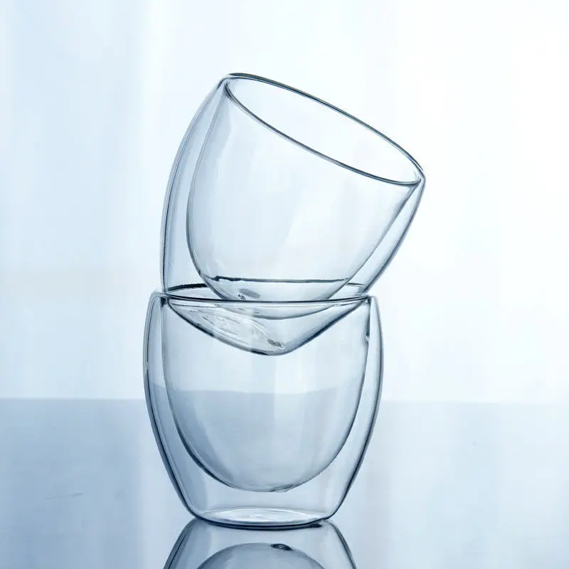 150/250/350/450ml Drinkware Wine Glass Champagne whiskey Coffee Tea Cup Heat-resistant Double Layer Glass
150/250/350/450ml Drinkware Wine Glass Champagne whiskey Coffee Tea Cup Heat-resistant Double Layer Glass