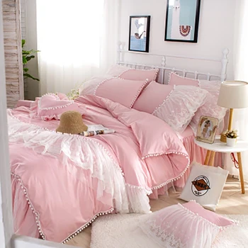 Textiles Luxury Lace White Rose Comforter Summer Cool Bedding Sets Bed Linen Gifts Princess Room Christmas Gifts Bed Skirt 4pcs
Textiles Luxury Lace White Rose Comforter Summer Cool Bedding Sets Bed Linen Gifts Princess Room Christmas Gifts Bed Skirt 4pcs