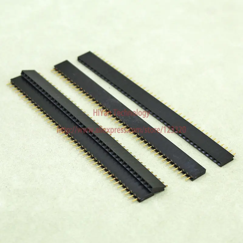 (20 шт./лот) 1 * 40Pin Однорядный женский серебристый штыревой разъем, шаг штыревой ленты: 2,54 мм (0,1 дюйма)
(20 шт./лот) 1 * 40Pin Однорядный женский серебристый штыревой разъем, шаг штыревой ленты: 2,54 мм (0,1 дюйма)