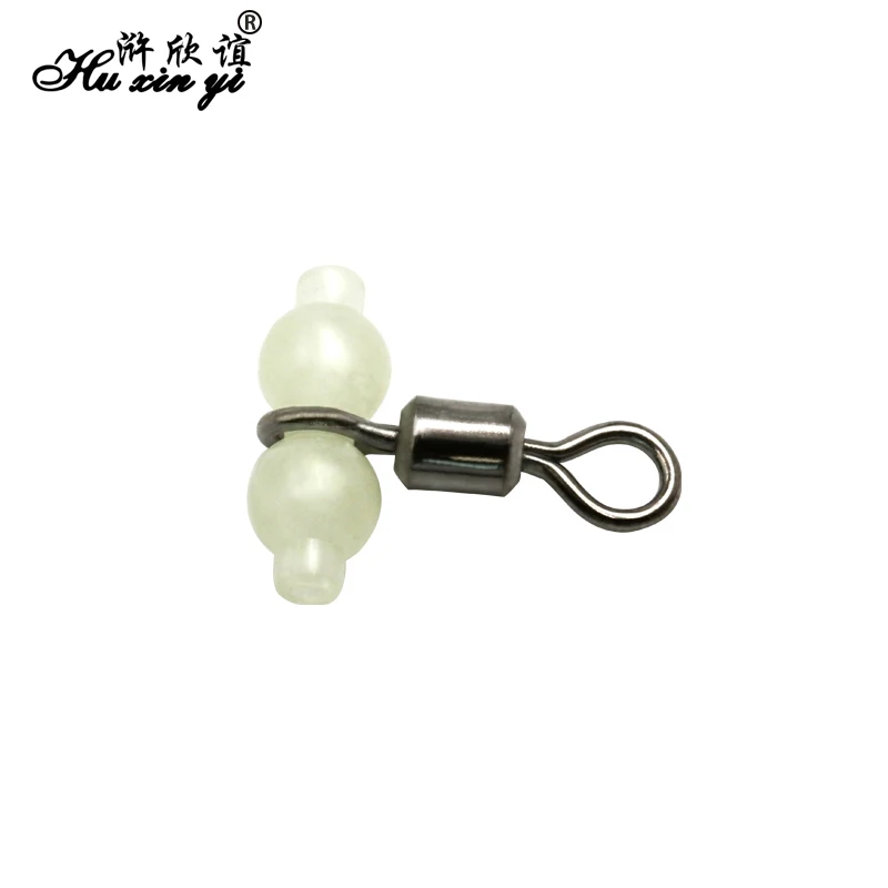 HXY 50PCS Cross-line Fluorescent Beads With Swivel Luminous Fishing Accessories Glow Barrel Swivels Calabash Shape Fish Tackle
HXY 50PCS Cross-line Fluorescent Beads With Swivel Luminous Fishing Accessories Glow Barrel Swivels Calabash Shape Fish Tackle