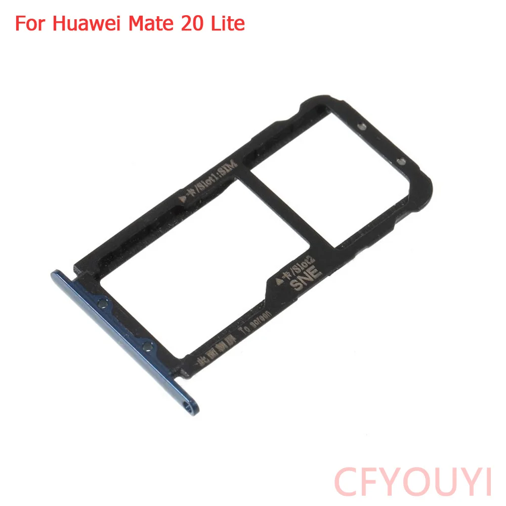 Original New Dual SIM Card Tray Slot Holder Adapter SIM Holder Slot Tray For Huawei Mate 20 Lite
Original New Dual SIM Card Tray Slot Holder Adapter SIM Holder Slot Tray For Huawei Mate 20 Lite