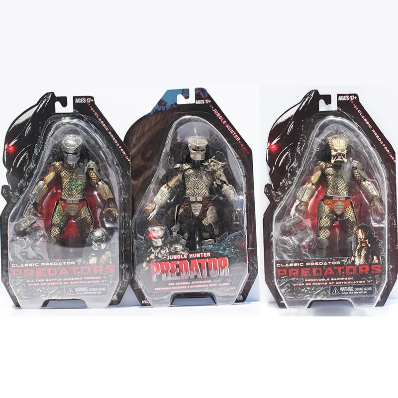 3pcs/lot NECA Predator Classic Predator 25th Anniversary Jungle Hunter PVC Action Figure Collectible Model Toy 8" 20CM
3pcs/lot NECA Predator Classic Predator 25th Anniversary Jungle Hunter PVC Action Figure Collectible Model Toy 8" 20CM