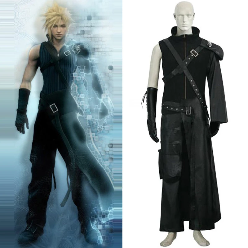 Free Shipping Final Fantasy VII 7 Cloud Deluxe Cosplay Uniform Suit Men's Halloween Full Set Costumes Custom-made
Free Shipping Final Fantasy VII 7 Cloud Deluxe Cosplay Uniform Suit Men's Halloween Full Set Costumes Custom-made